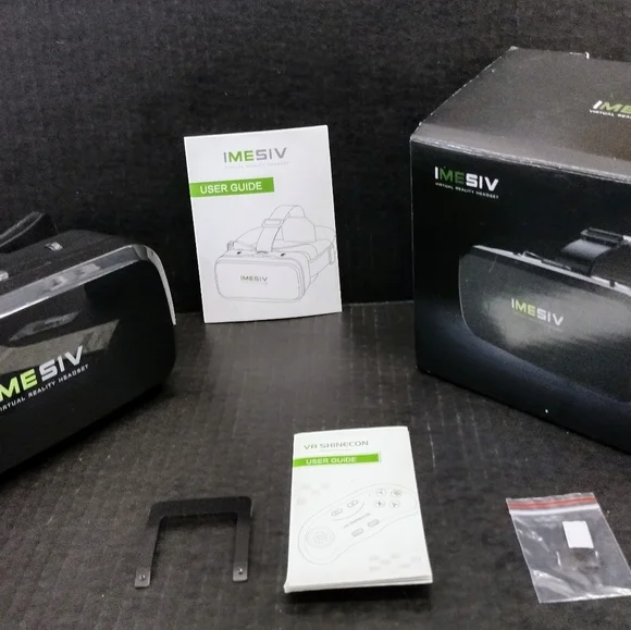 IMESIV 3D VR Headset - Apple & Android Compatible VR Goggles! New Open Box.