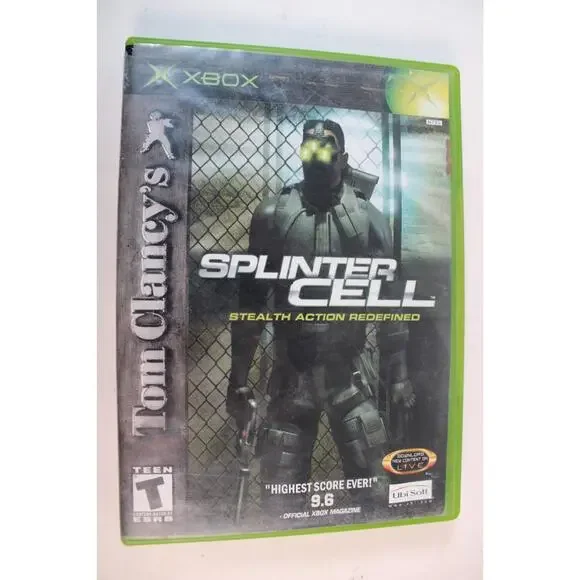 Tom Clancy's Splinter Cell (Microsoft Xbox, 2002) Authentic, tested/works