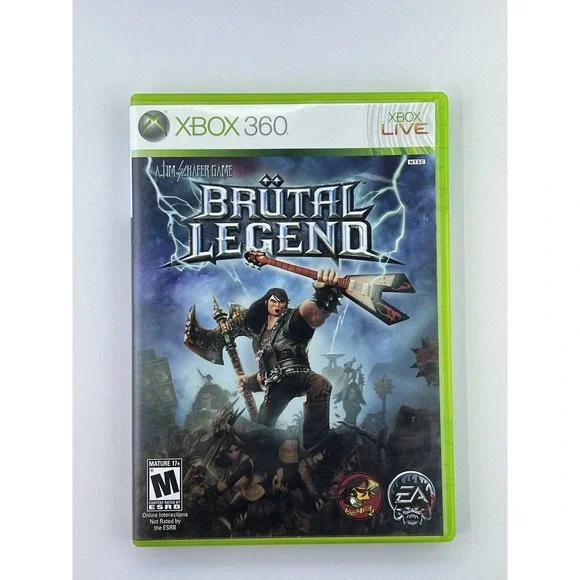 Brutal Legend Microsoft Xbox 360 Authentic Complete CiB - Tested fast ship