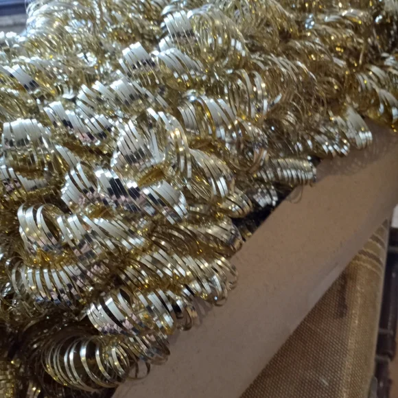 Antique metallic gold Garland, West Germany