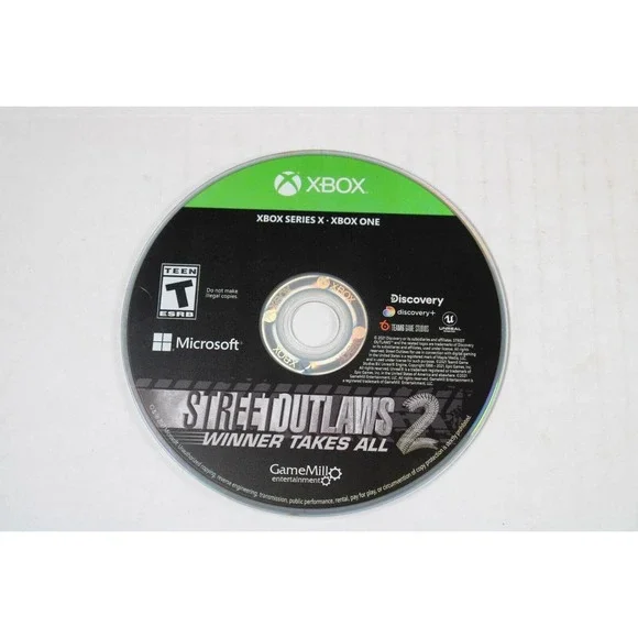 Street Outlaws 2: Winner Takes All (Microsoft Xbox One-Series X) Disk Only