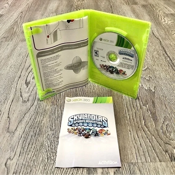 Skylanders Spyro's Adventure (Microsoft Xbox 360, 2011) Complete w/ Manual