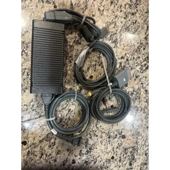 OEM Microsoft Xbox 360 Power Supply Brick 175W AC & Component Cable & OEM HDMI