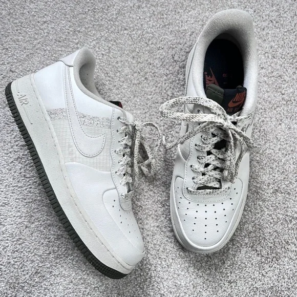 NEW Nike Air Force 1 ‘07 LV8 Cargo Khaki Dark Russet 7.5