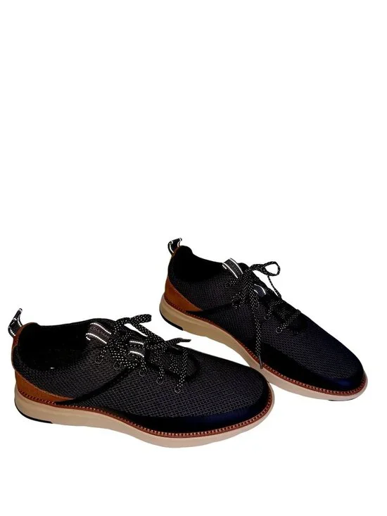 Cole Haan Grand Atlantic Casual Lightweight Sneakers Black Gray Tan Men SZ 11M