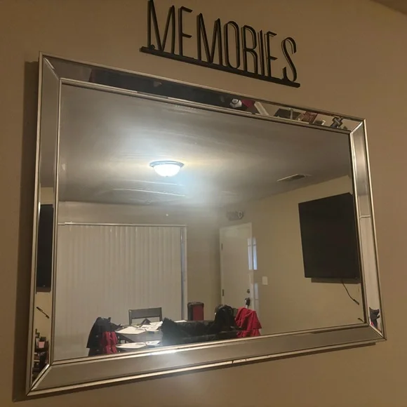 Elegant Silver Wall Mirror