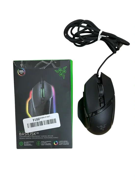 Razer Basilisk V3 Gaming Mouse RGB Wired 26K DPI Excellent Condition