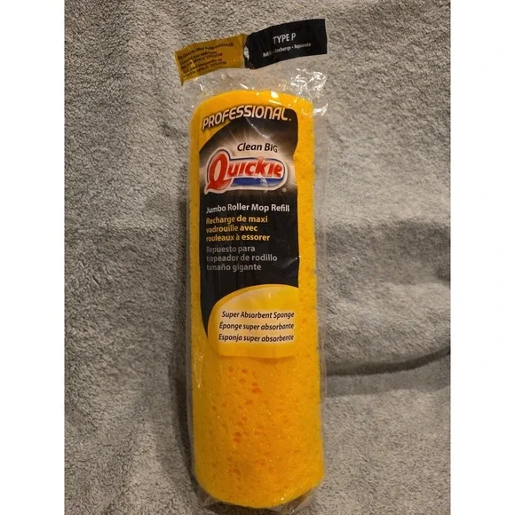 Quickie Professional Jumbo Roller Mop Type P Refill Model 055 055B 12