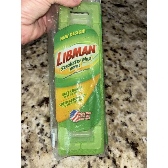 Libman Gator 4.3 in. W X 9 in. L Wet Cellulose Mop‎ Refill 1 pk 3647