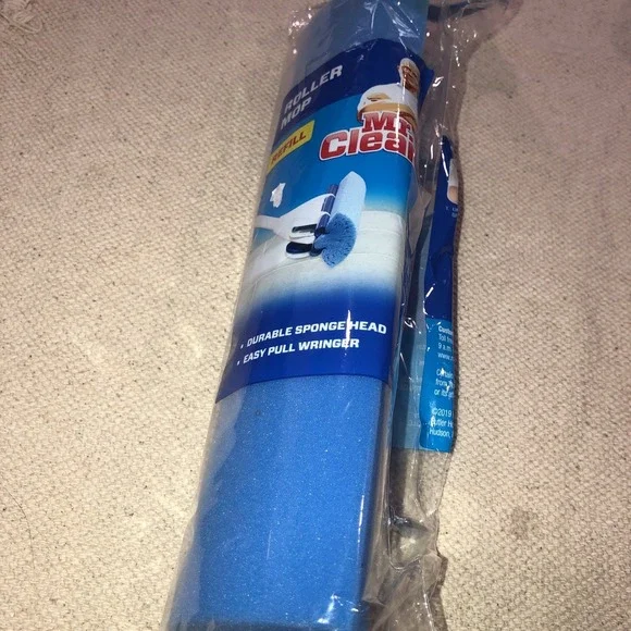 Mr. Clean ROLLER Mop Refill Durable Sponge Head Brand NEW