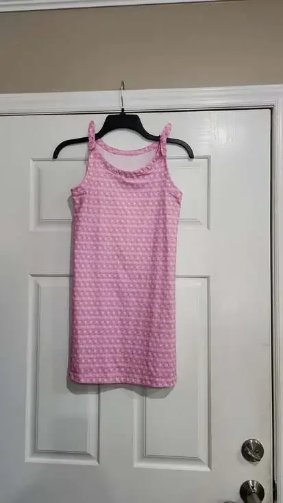Vineyard Vines Girls Performance Pink Whale Print Dress Size M (10-12)