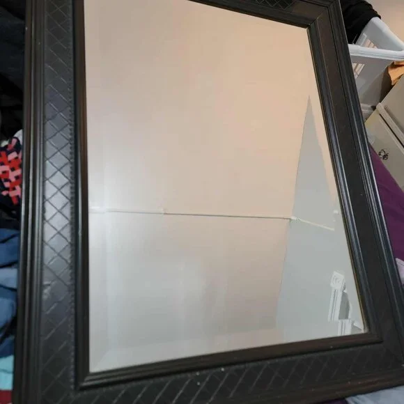 Large mirrow w/ Brown frame