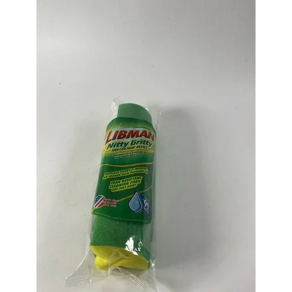 LIBMAN NITTY GRITTY ROLLER MOP REFILLS 02011 Tear Resistant