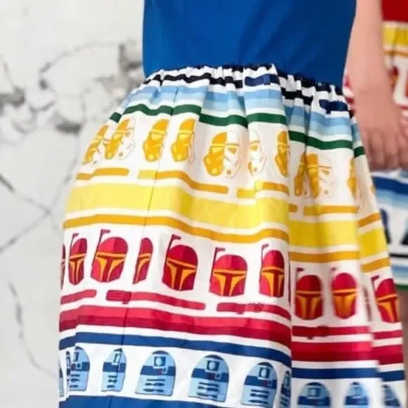 Hanna Andersson Star Wars Rainbow Character Dress Sz 110cm