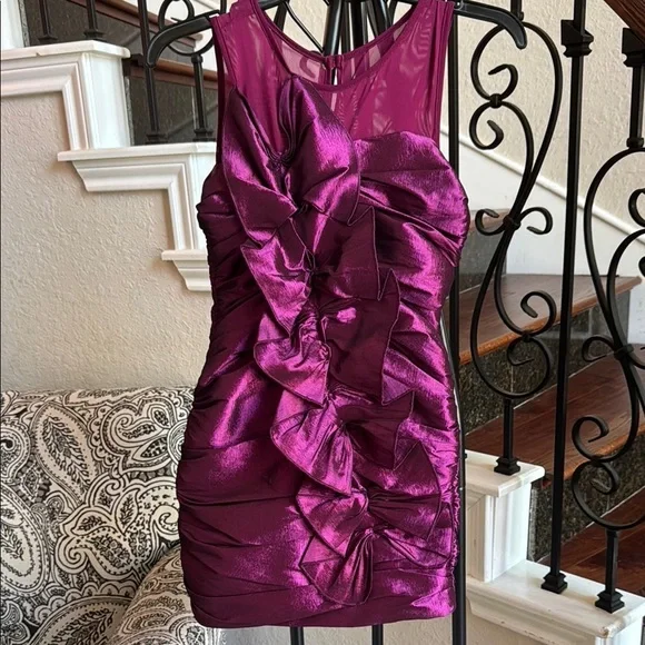 JESSICA McCLINTOCK “Girls Collection” Purple Formal Dress, girls’ size 10