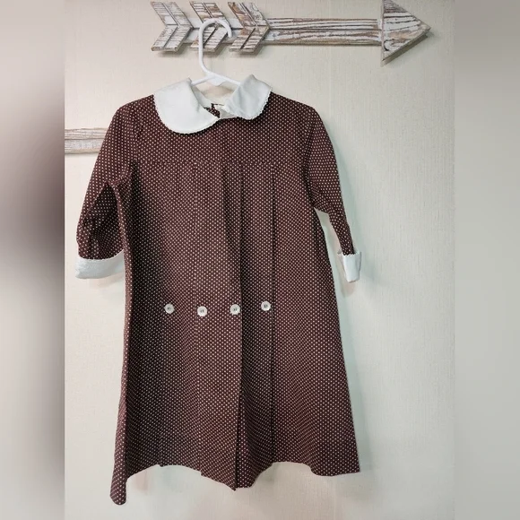 Beautiful Vintage Girls Holiday Dress