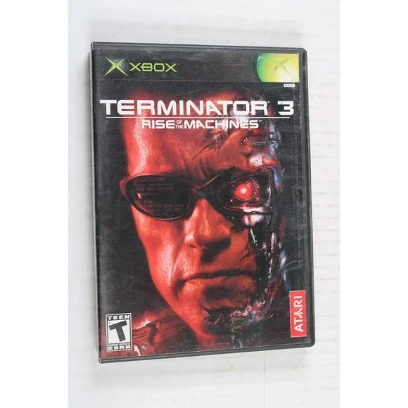 Terminator 3: Rise of the Machines (Microsoft Xbox, 2003) W/ Manual & Tested
