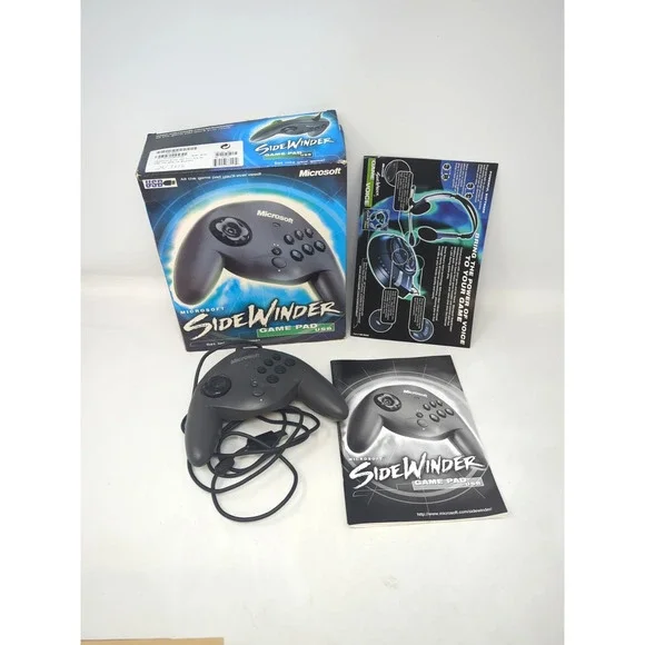 OEM Genuine MICROSOFT SIDEWINDER GAMEPAD X08-09336 USB Plug and Play- w/ box