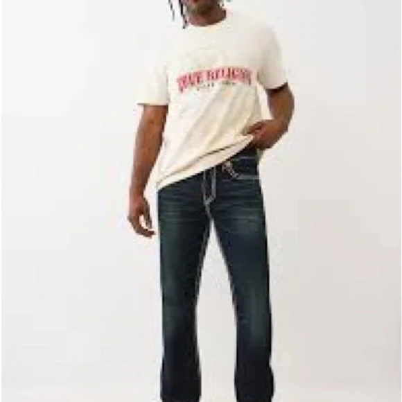 True Religion Men's Indigo Bootcut Jeans