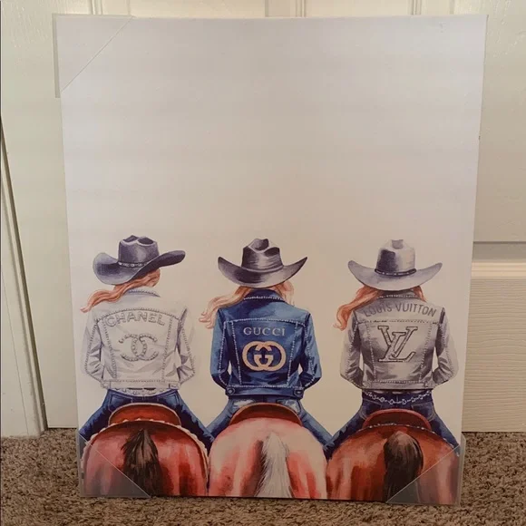 FASHION INSPIRED Horseback Riding Picture Wall Art