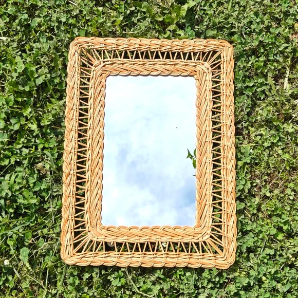 VTG Rattan Wall Mirror