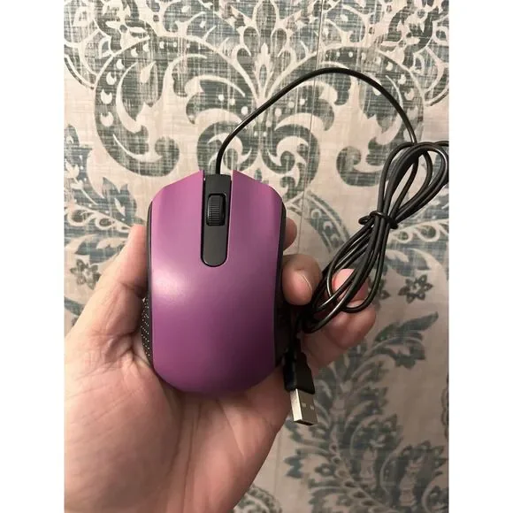 Purple Corded Mouse Color Classic‎ Beauty School Mouse New
