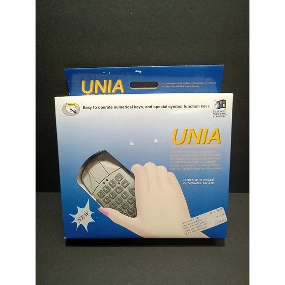 UNIA Unity New Input Accessory Mouse Microsoft Windows Vector MBWS Vintage 1995