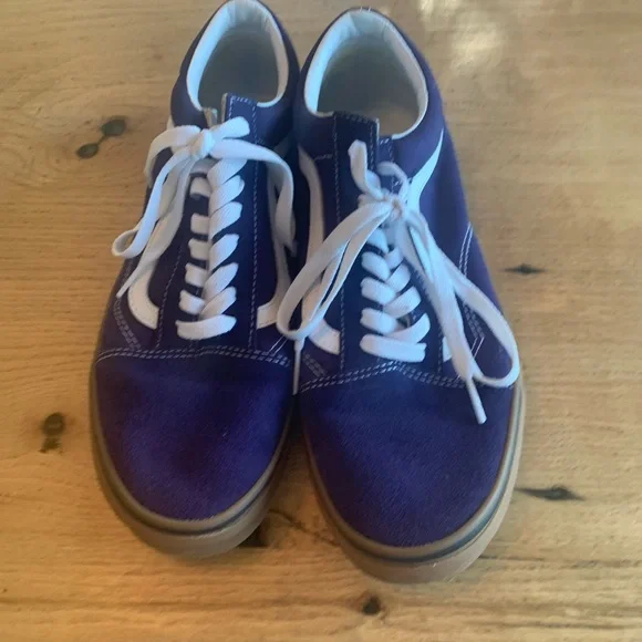 Vans Old‎ Skool Sneaker Trainers Purple Blue Men’s 10 NWOT