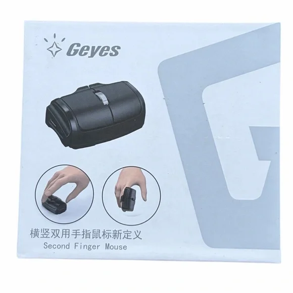 Geyes Second Finger Mouse | Wireless Bluetooth & 2.4G Wearable Ring Mouse