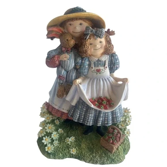 Vintage Katie & Molly II Special Friends Collectible Figurine 1998 With Box Read