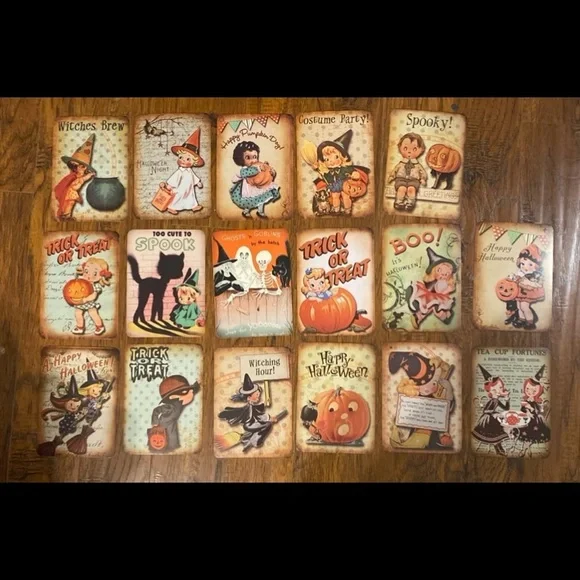 Halloween cards for garland