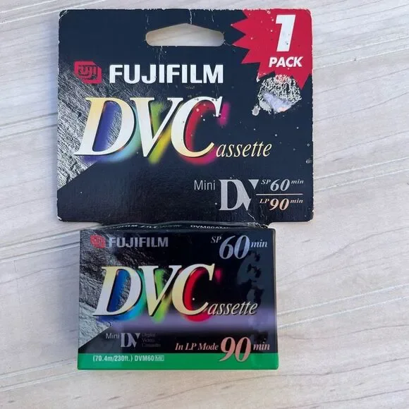 New Sealed FujiFilm DVC Cassette Mini Tape