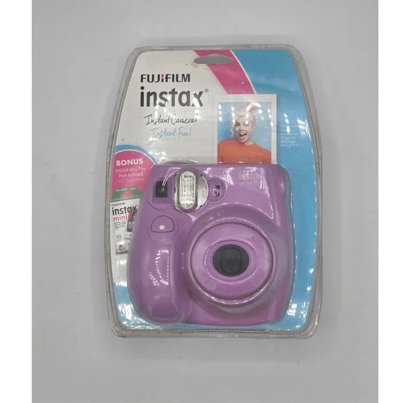 NEW/SEALED! Fujifilm Instax Mini 7S Instant Camera -‎ Purple!
