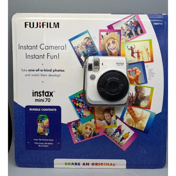 Fujifilm Instax Mini 70 Instant Camera White - Sealed