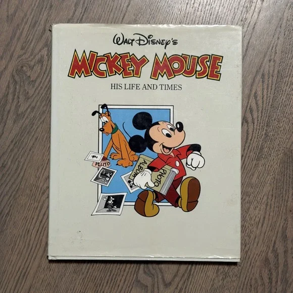 Walt Disney's MICKEY MOUSE HIS LIFE & TIMES First edition 1986 Hardcover DJ