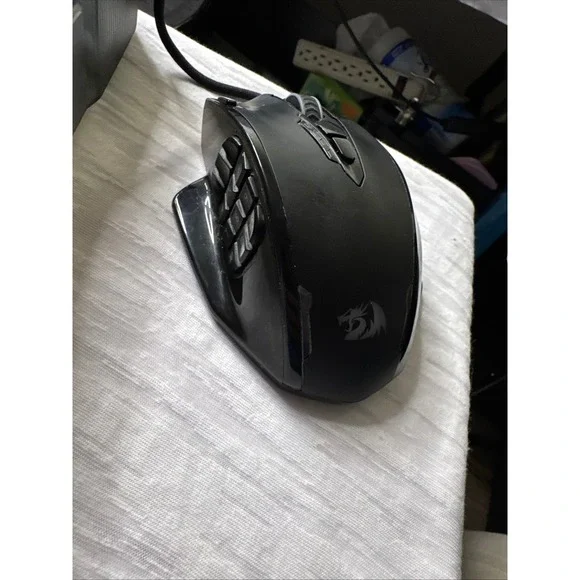 Redragon M908 Impact Gaming Mouse Unisex Black Good‎ RGB MMO 18 Buttons