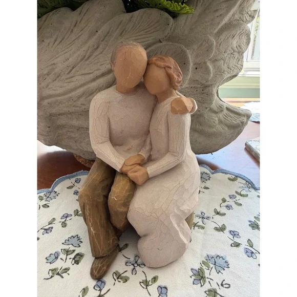 Willow Tree I Love Thee Anniversary Couple‎ Figurine Susan Lordi Hand Painted