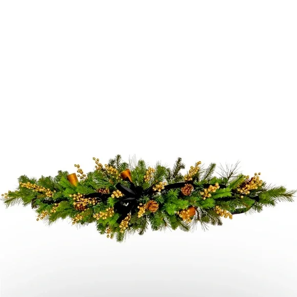 🎄New HGTV Swag National Tree Company DL87-45X22803 Decorative Swag Gree…#4