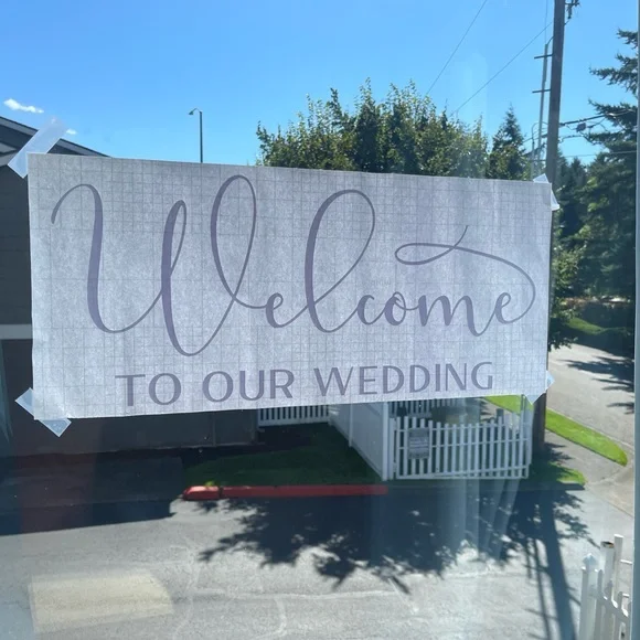 Wedding Welcome Sign