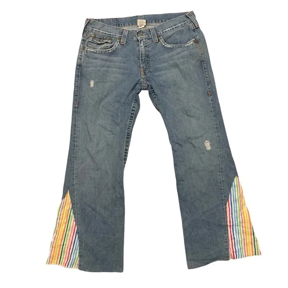 True Religion Vintage Made in USA Joey Jeans size 36x30 Flares