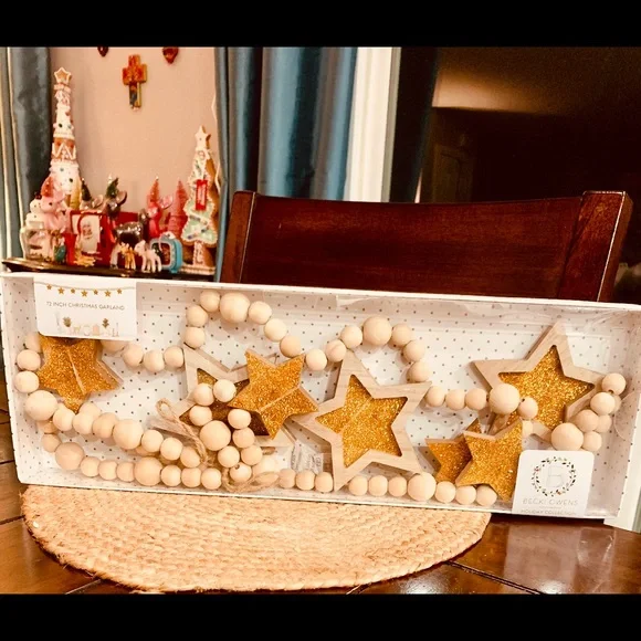 Christmas Wood Garland