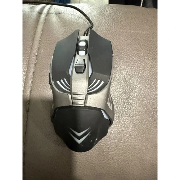 RGB LED Gaming Mouse Wired USB 2100 DPI Optical‎ Computer Mouse