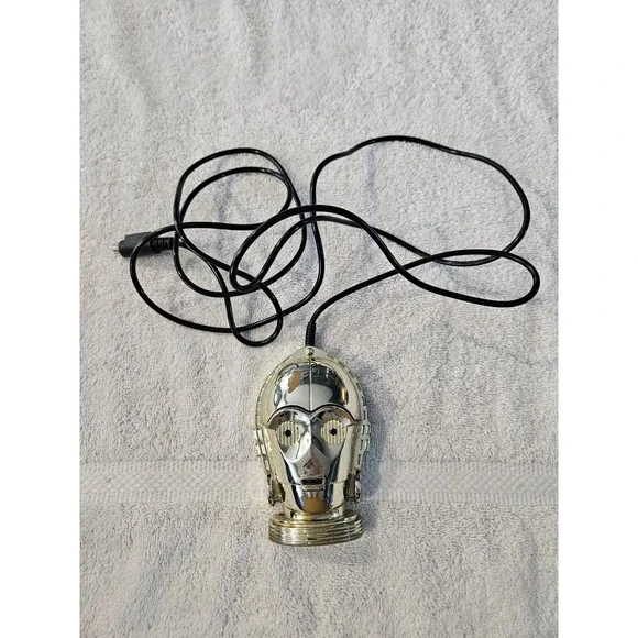 Vintage Collectable Star Wars Computer Wired Bus Mouse C-3PO 1998