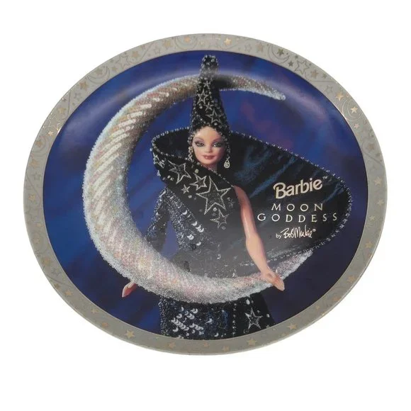 1996 Barbie Collectible Plate Moon Goddess Enesco Limited Edition 8
