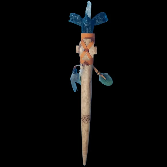 Baculo or Staff of Peruvian Command of the Shaman Andean Culture Cusco
