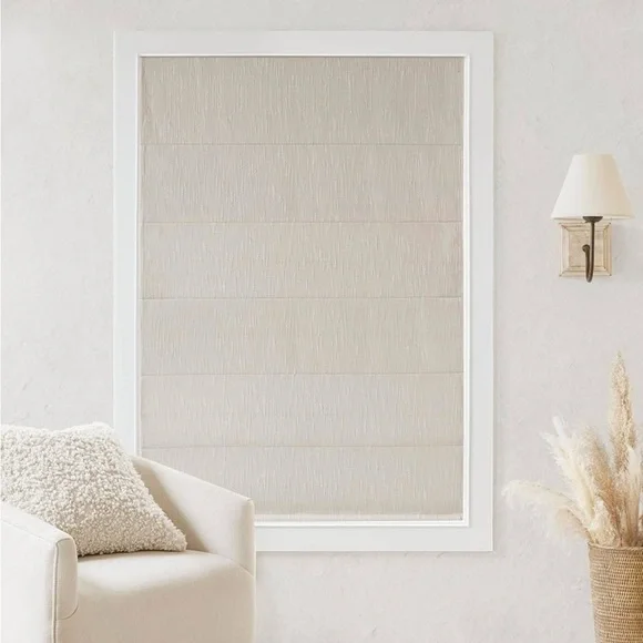 Madison Park Cordless Roman Shades, Total Blackout Window Blind Privacy Window