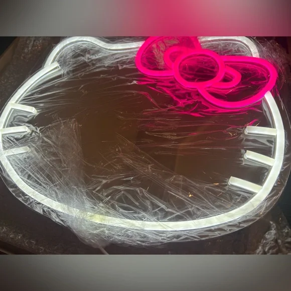 Hello Kitty Pink and White LED Light