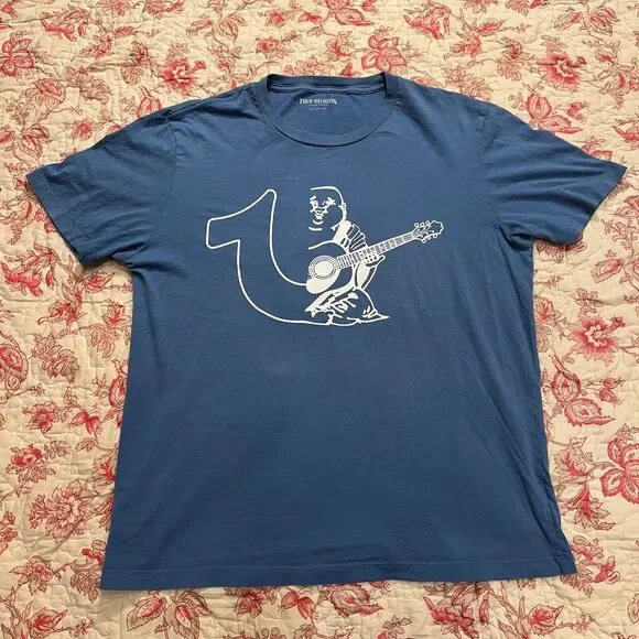 True-religion Men's Blue T-shirt