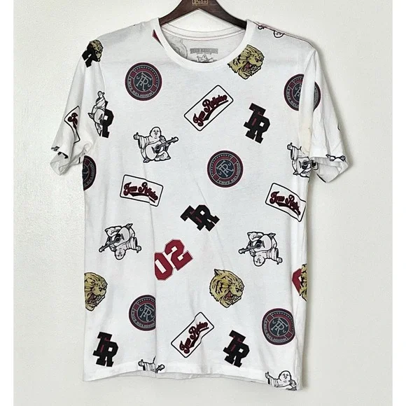 True Religion Jeans Patch T-Shirt‎ Men's Small Hip Hop Streetwear