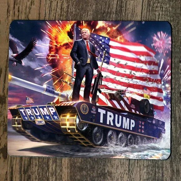 Mouse‎ Pad Trump Tank Donald
